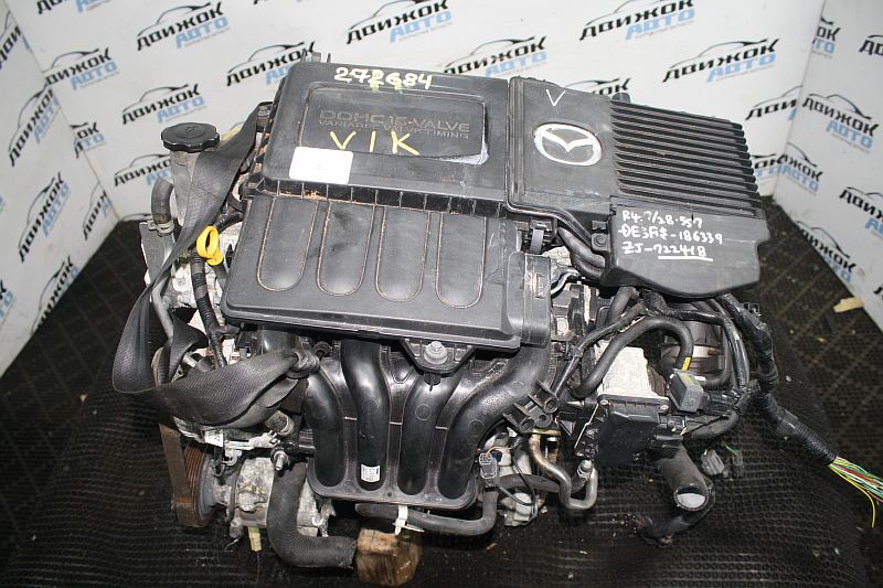 Двигатель MAZDA ZJ-VE, 1300 куб.см Контрактная